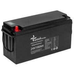 Weekender LiFePO4 100Ah 24V литий-ферумный аккумулятор + зарядка 29,4V 10А