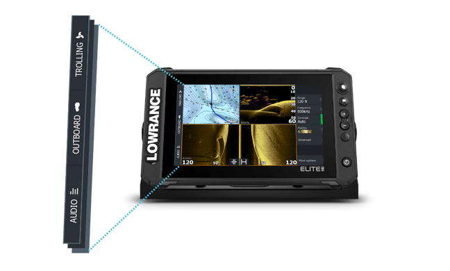 Ехолот Lowrance Elite FS 9 у комплекті з датчиком Active Imaging 3-в-1