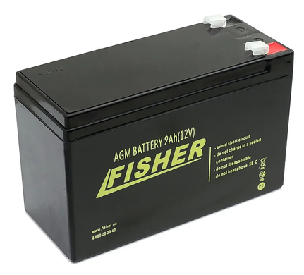 Fisher 9Ah 12V AGM аккумулятор