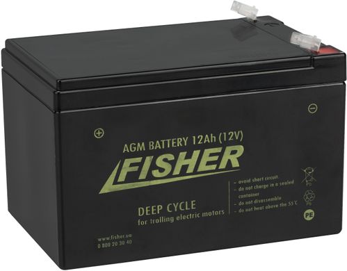 Fisher 12Ah 12V AGM акумулятор