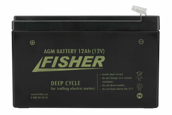 Fisher 12Ah 12V AGM акумулятор