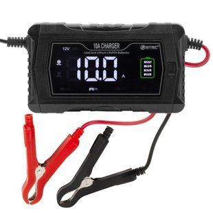 Зарядное устройство HT-RC 10A 12V/24V Battery Charger Car Adaptive Fast Charging Lithium Lifepo4 Lead-Acid (HT-RC 10A BLACK)