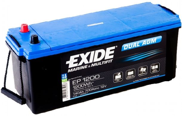 Exide Dual EP 1200 140Ah AGM аккумулятор