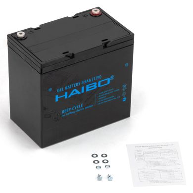 Haibo 45Ah 12V гелевий акумулятор