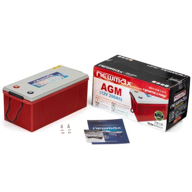 Newmax Корея 200Ah 12V PNB 122000 AGM аккумулятор