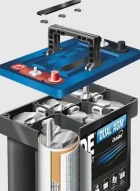 Exide Dual ER 350 80Ah акумулятор